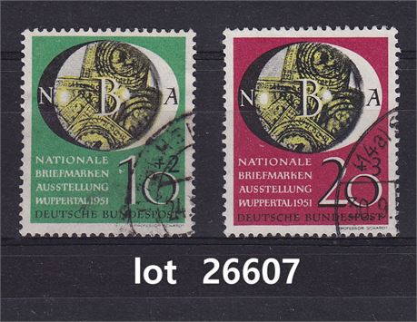Bund. afa 1104-1105 kr. 1150. se tekst.  lot 26507