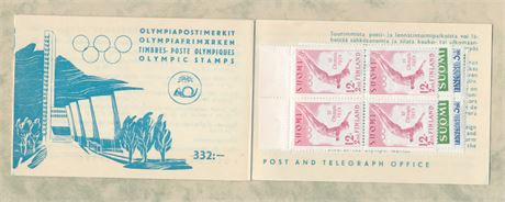 Finland Kat. nr. 406- 409 postfrisk frimærkehæfte