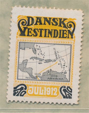 Dansk Vestindien julemærke 1912