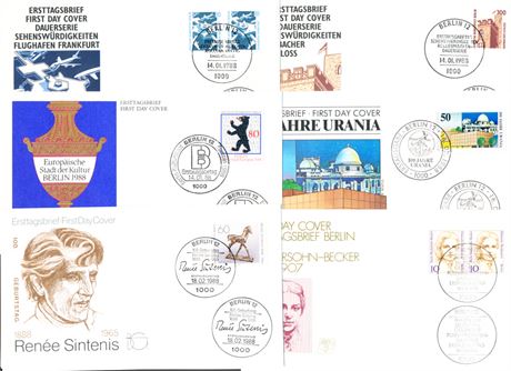 Berlin 1988  kat.nr. 796  - 827