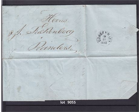 Danmark brev fra 1842. se tekst og foto.  lot 9055