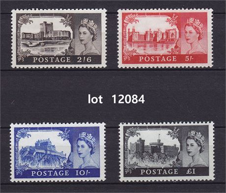 England afa 272-275**kat 2500. se tekst og foto. lot 12090